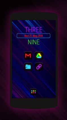 Download Neon Glow - Icon Pack Mod Apk