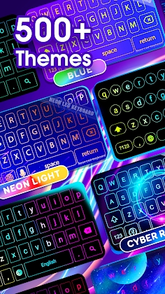 Download Neon LED Keyboard - RGB Lighting Colors Mod Apk