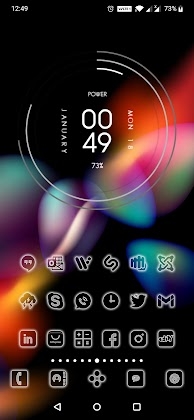 Neon-W Icon Pack Mod Apk