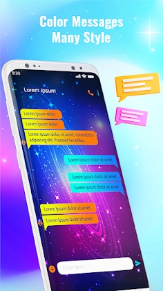 Download Messenger - Led Messages, Chat, Emojis, Themes Mod Apk