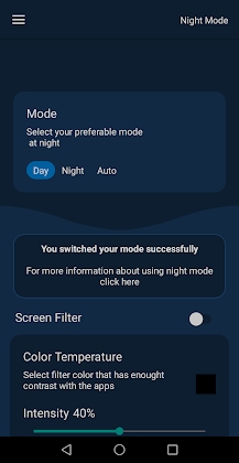 Night Mode:Dark Mode Enabler [No Root] Mod Apk