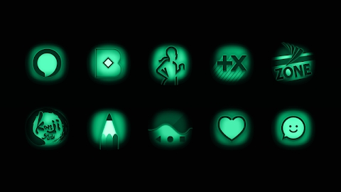 Download Night Vision - Stealth Green Icon Pack Mod Apk
