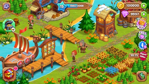 Download Vikings and Dragon Island Farm Mod Apk