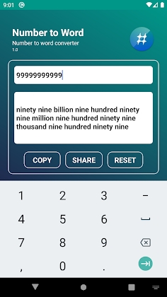 Download Number to word converter offline Mod Apk