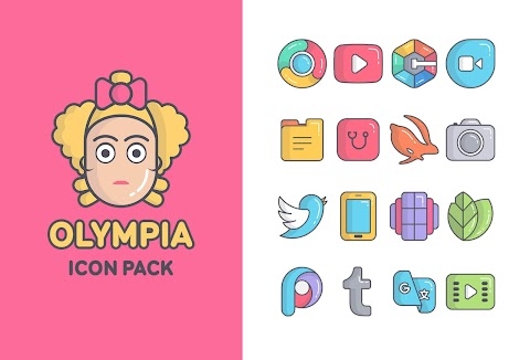 Download Olympia - Icon Pack Mod Apk