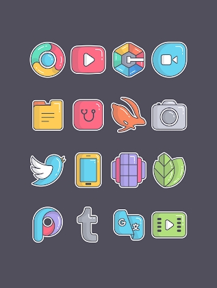 Download Olympia Sticker - Icon Pack Mod Apk