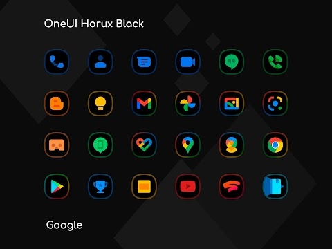 Download OneUX Black - Icon Pack Mod Apk