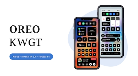 Download OREO KWGT - iOS 15 widgets. Mod Apk