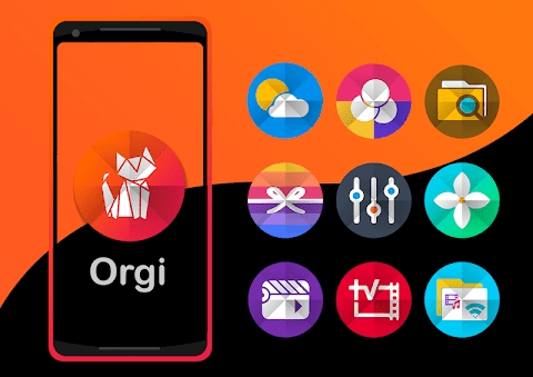 Download Orgi - Icon Pack Mod Apk