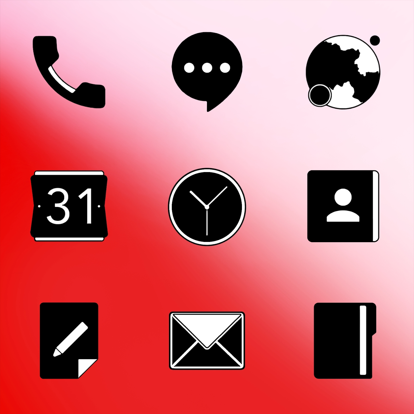 Download Oxigen Dark - Icon Pack Mod Apk