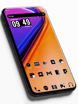 Oxigen Dark - Icon Pack Mod Apk