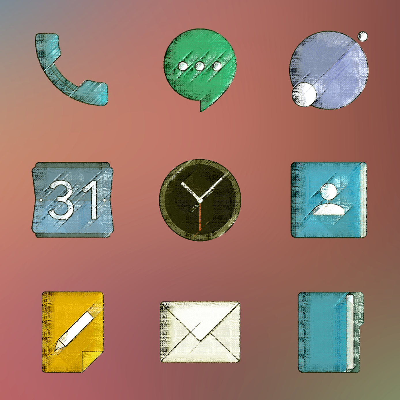 Download RetrOxigen - Icon Pack Mod Apk