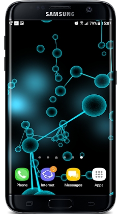 Download Particle Molecules 3D Live Wallpaper Mod Apk