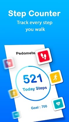Pedometer: Step Counter & Fit Mod Apk