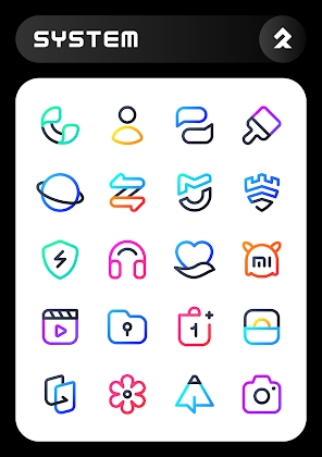 Download PHANTOM DARK Icons Mod Apk