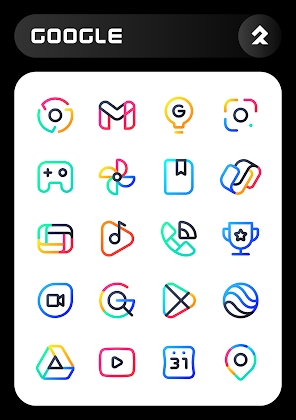 PHANTOM DARK Icons Mod Apk