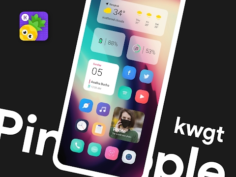 Pineapple KWGT Mod Apk