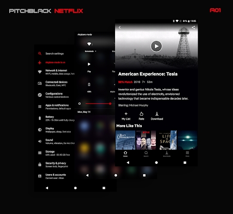 PitchBlack - Substratum Theme For Oreo/Pie/10 Mod Apk