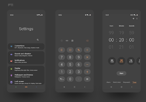 Download PitchBlack S - Samsung Substratum Theme Oreo/OneUI Mod Apk