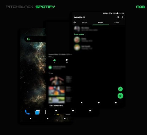 PitchBlack - Substratum Theme For Oreo/Pie/10 Mod Apk