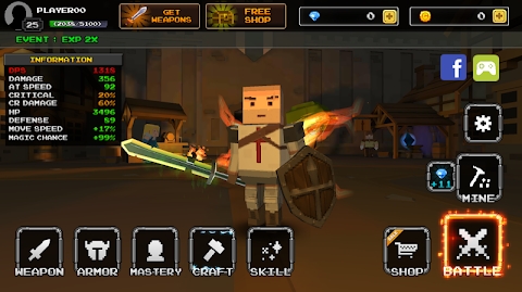 Pixel Blade M Vip - Action rpg Mod Apk
