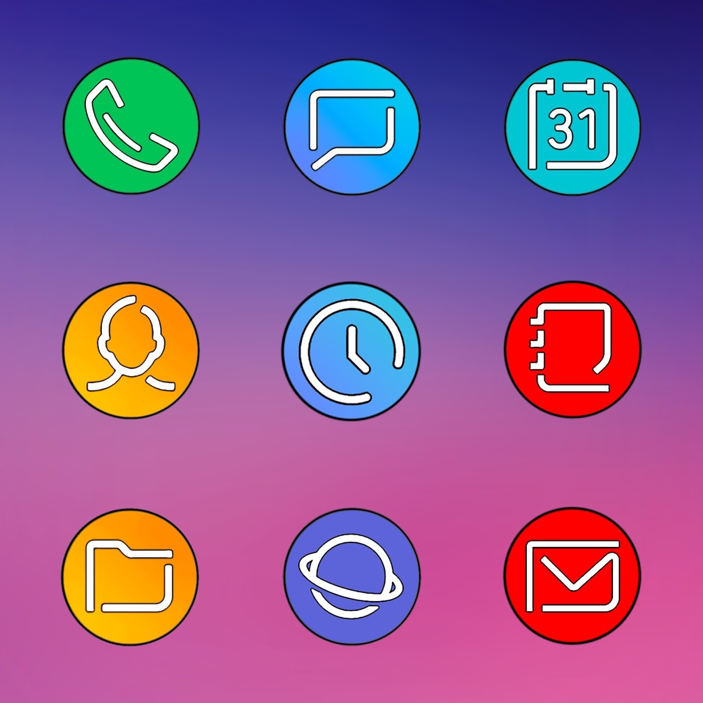 Download Pixly Galaxy - Icon Pack Mod Apk