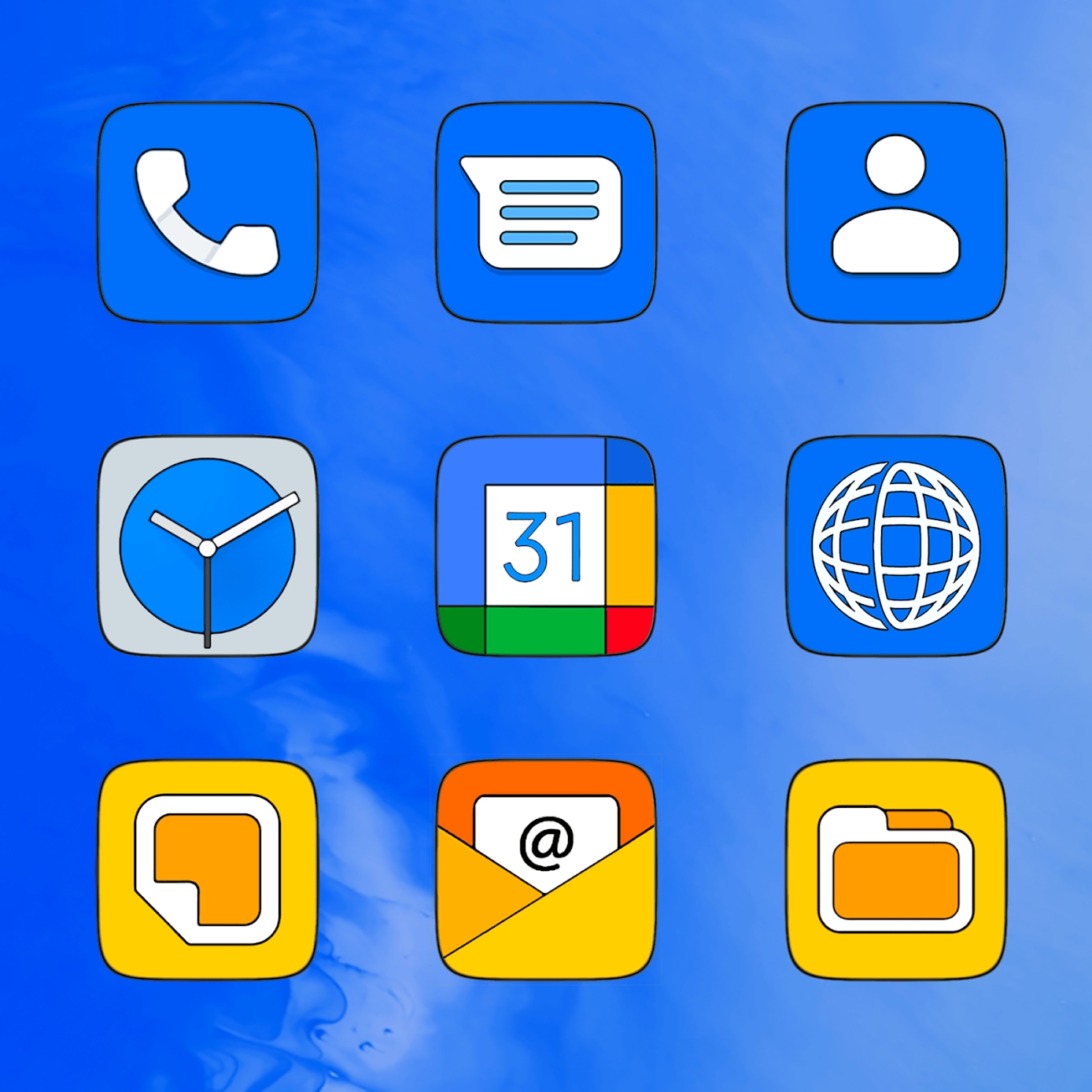 Download Pixly Square - Icon Pack Mod Apk