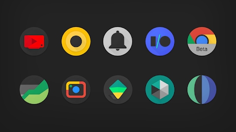 Download Pixelation - Dark Icon Pack Mod Apk