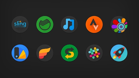 Pixelation - Dark Icon Pack Mod Apk