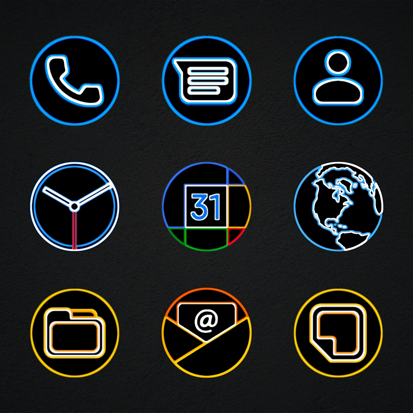 Download Pixly Dark  - Icon Pack Mod Apk