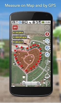 Download Planimeter - GPS area measure | land survey on map Mod Apk