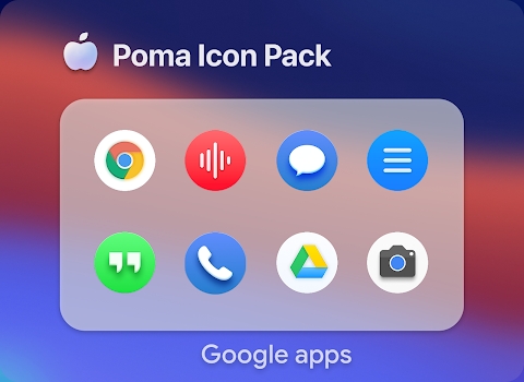 Poma Big Sur Round Icon Pack Mod Apk