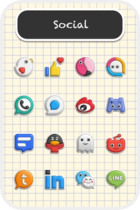 Download Poppin icon pack Mod Apk