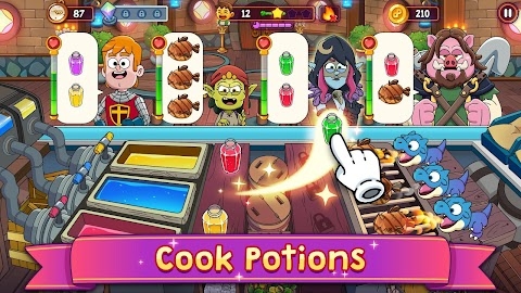 Potion Punch 2: Magic Restaurant Cooking Games Mod Apk
