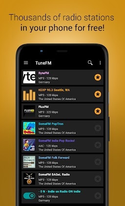 Download Internet Radio Player - TuneFm Mod Apk