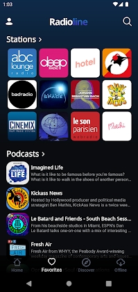 Download Radioline: Radio & Podcasts Mod Apk