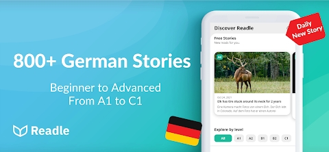 Learn German: The Daily Readle Mod Apk