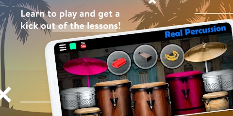 Download Real Percussion: be a musician Mod Apk