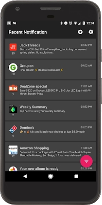 Recent Notification Mod Apk