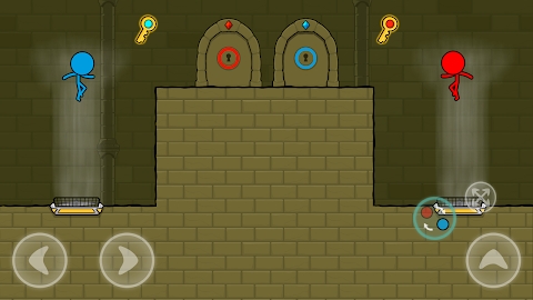Red and Blue Stickman : Animation Parkour Mod Apk