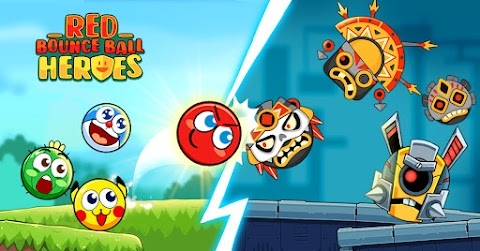 Red Bounce Ball Heroes Mod Apk