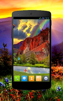 Download Red Mountain Pro Live Wallpaper Mod Apk