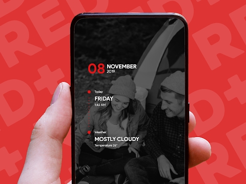 Red+ : Widget for kwgt Mod Apk
