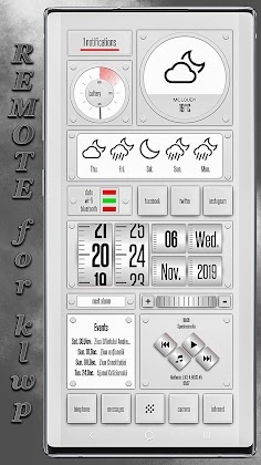 Download REMOTE for klwp Mod Apk