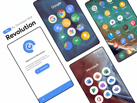 Revolution Icon Pack (Pro) Mod Apk