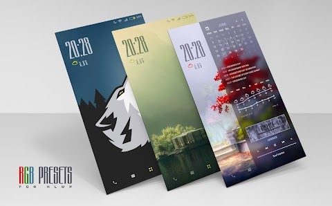 RGB presets for KLWP Mod Apk