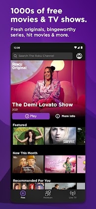 Roku Channel: Free streaming for live TV & movies Mod Apk