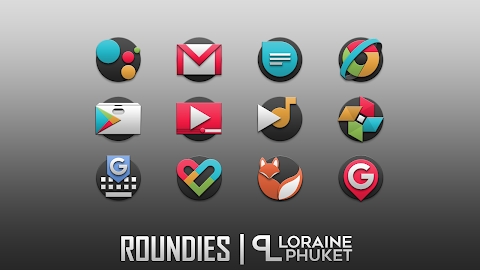 Download Roundies icon pack Mod Apk