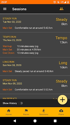 Download RunPlan: Training Plans | Couch to 5k to Marathon Mod Apk