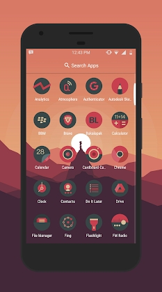 Download Sagon Circle: Dark Icon Pack Mod Apk